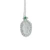 Lychee Frozen Imitation White Chalcedony String Bean Necklace Gourd Fulu Zircon Light Luxury Niche Buddha Gong Pendant Female