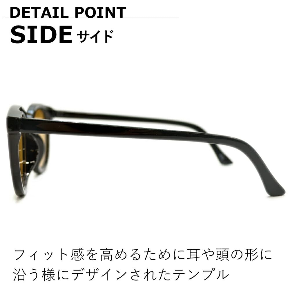 Sunglasses for Men and UV Fashion Boston Tinted Lenses [MERRY PLEASURE] Women, Protection, Glasses, Round, Style, (Lightly Colored)