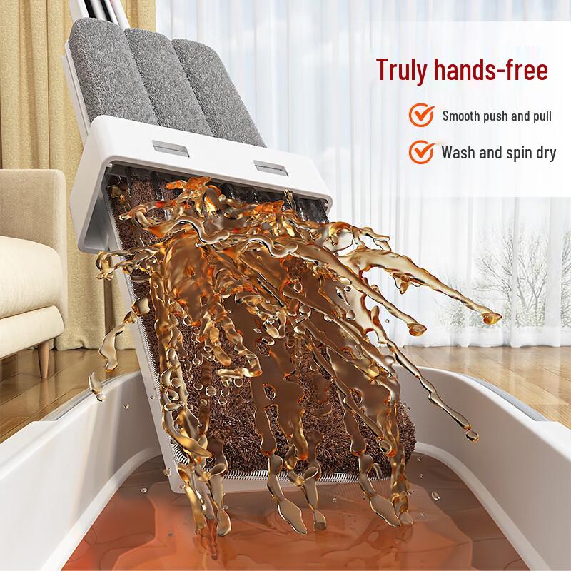 Großer Freihand-Nass- und Trocken-Flachmopp