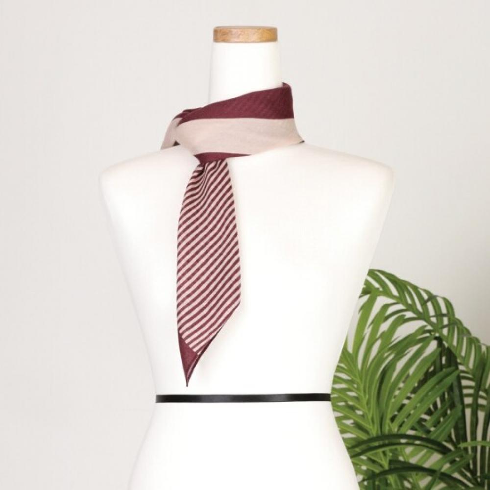 Shop Casual Square Scarf Wine Drn Wsc 0368
