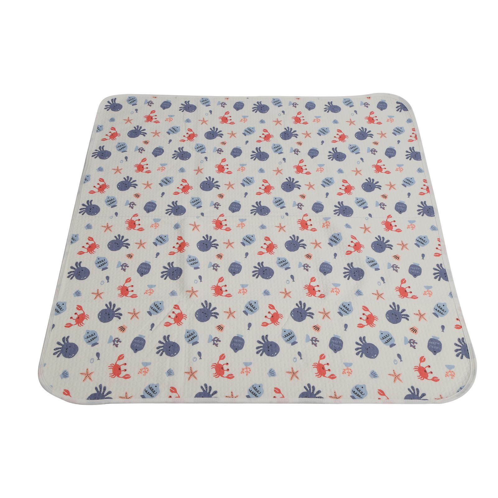 

Waterproof Changing Pad Liner Washable Breathable Cotton Diaper Changing Pad 80x100cmUnderwater