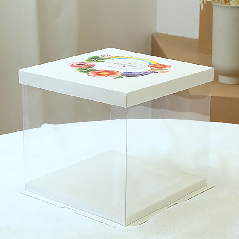 

Changshen 10-inch Double-Layer Transparent Disposable Cake Boxes