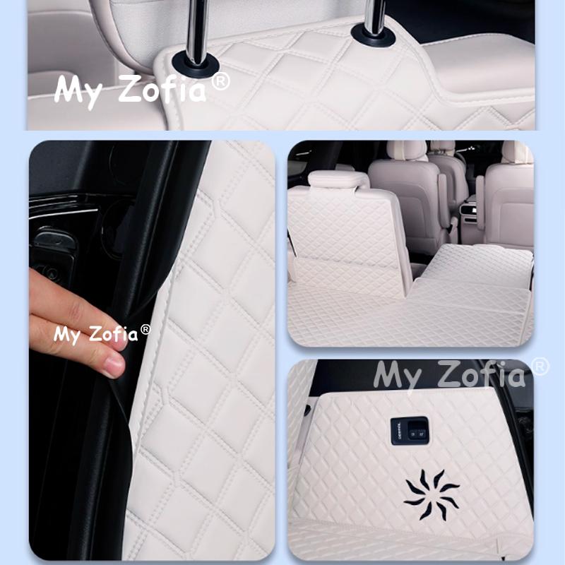 Car Leather Trunk Mats For Deepal S09 2025 2026 Car Trunk Protector Pad Storage Bags Cargo Liner Car Interior Accessories