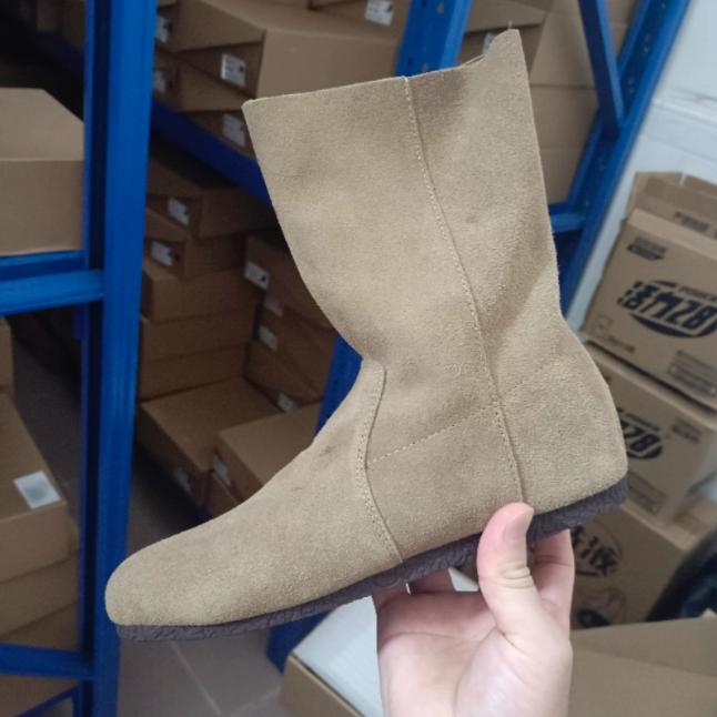 

Женские осенние ботинки Мягкие и удобные Винтажные кожаные ботинки Удобные женские ботинки на плоской подошве Круглый носок 40 хаки
