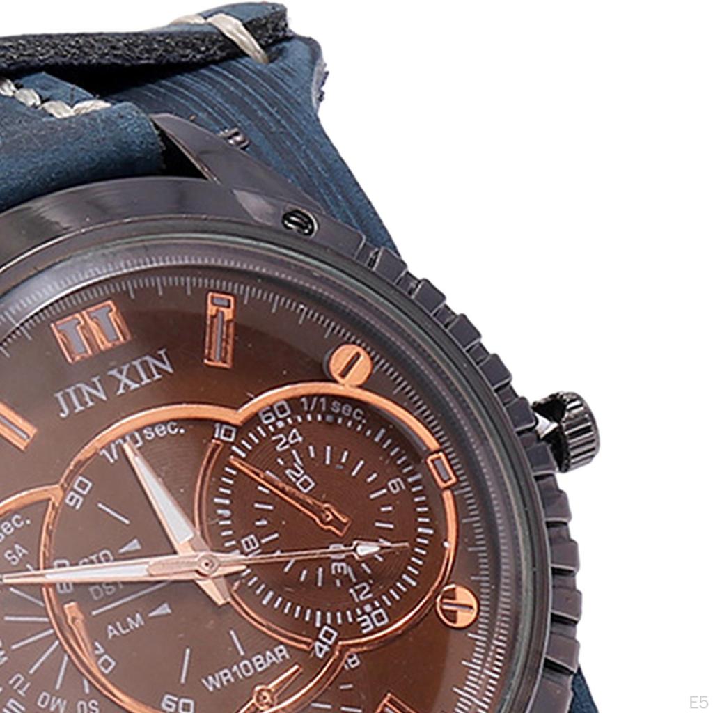Herren Armbanduhr Manschette Vielseitig Breites Armband Männliche Armbanduhr Lederarmband für Freund