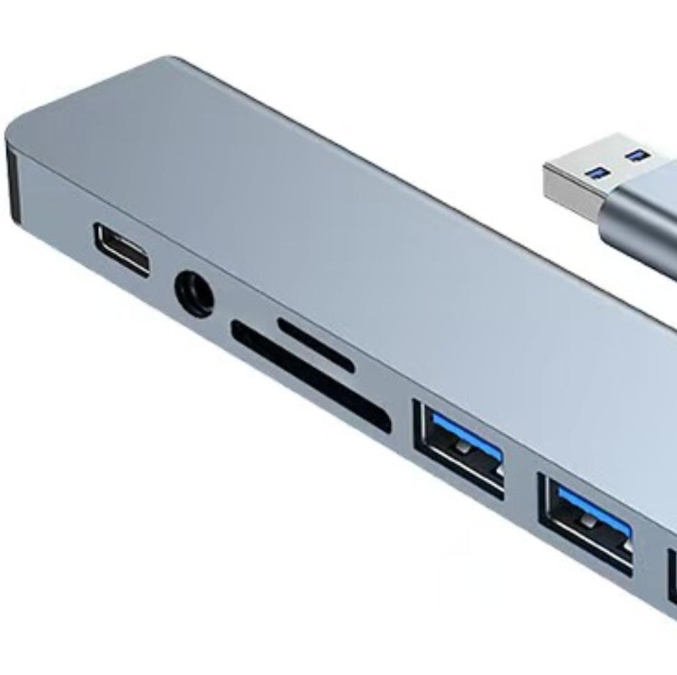 8-in-1 USB Type-C Hub with Multi-Screen Display & High-Speed Transmission