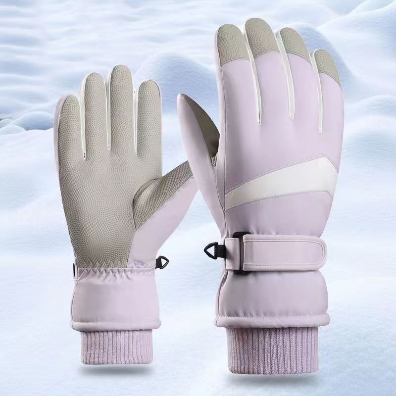 Ski Gloves for Men and Women Winter Cold-proof Cotton Weight Lifting Gym Training Gloves