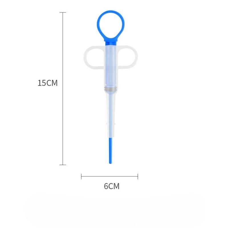 Cat Medicine Dispenser, Pet Medicine Syringe, Dog Medicine Pusher, Kitten Liquid Administration Device, Pet Medicine Dispenser OPP bag синий