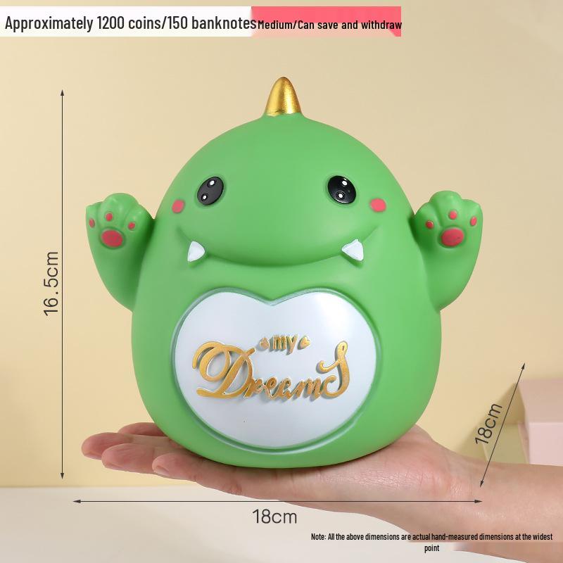 Großes Hirsch Cartoon Sparschwein - Mädchengeschenk Spardose