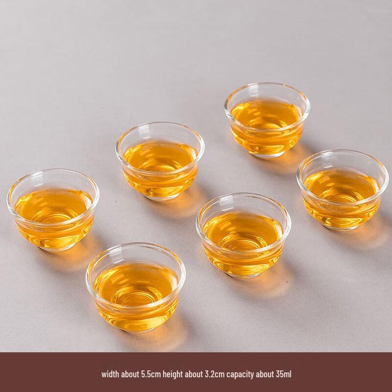 Shangqi Ceramic Kung Fu Teacup Set (6-Pack)