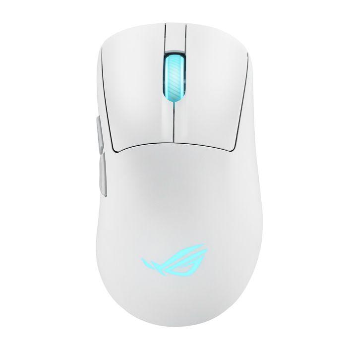 Souris - ASUS - ROG Keris II Origin WHT - 42000 DPI - Filaire - Optique