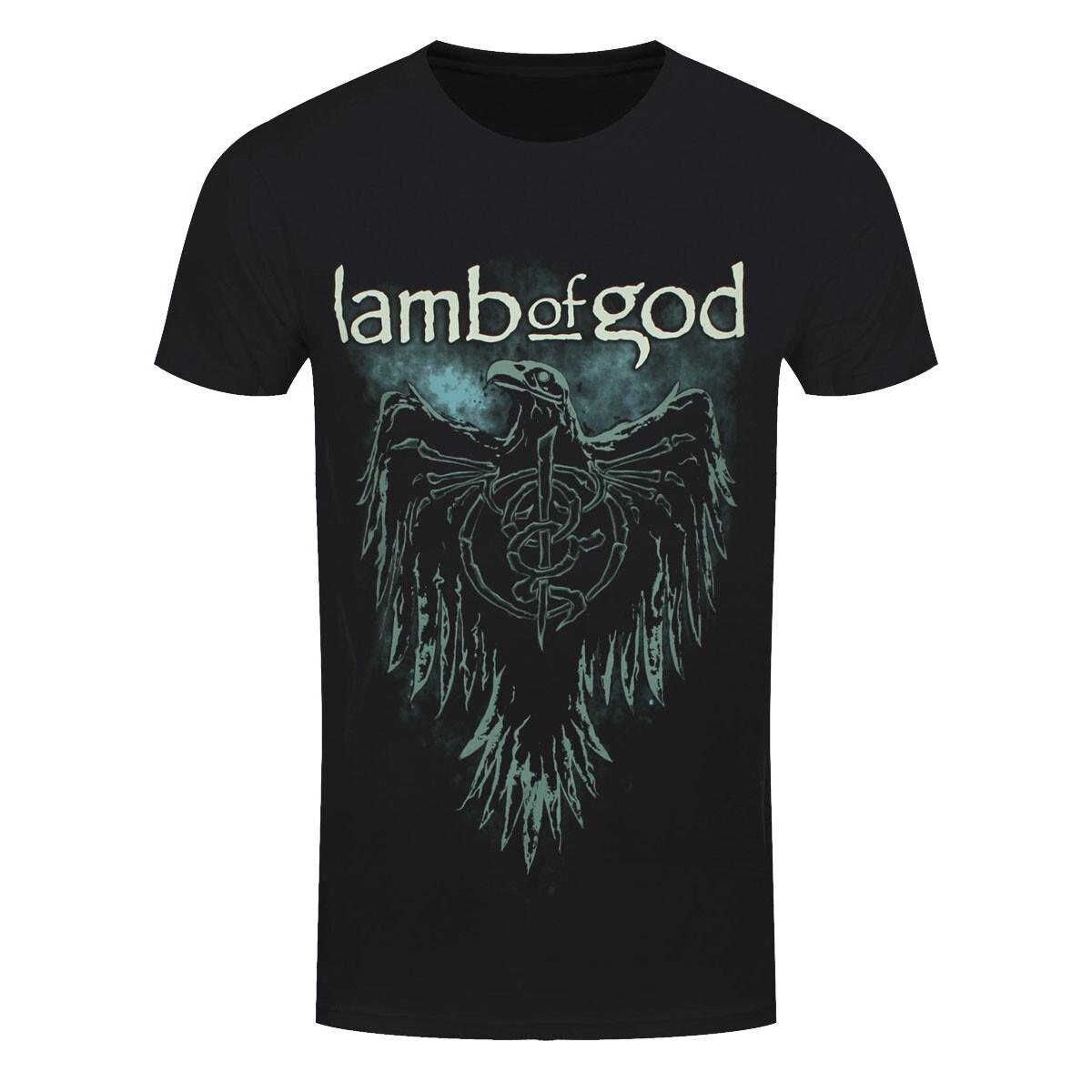 Футболка Lamb Of God Феникс Группа Новая Черная Официальная 2XL