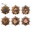 Festive Home Decor Accents Christmas Faux Pearl Art Hanging Ornament Kit, DIY Beads Painting Craft Kits for Adults Suncatcher, Snowflake Shape Acrylic