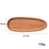 ZISIZ Acacia Wood Sushi and Snack Serving Plate