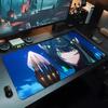 nefer genshin Mouse Pad 500X1000 mm Large Gaming Mousepad Gamer XL Rubber Otaku Keyboard Pad Laptop Desk Mat