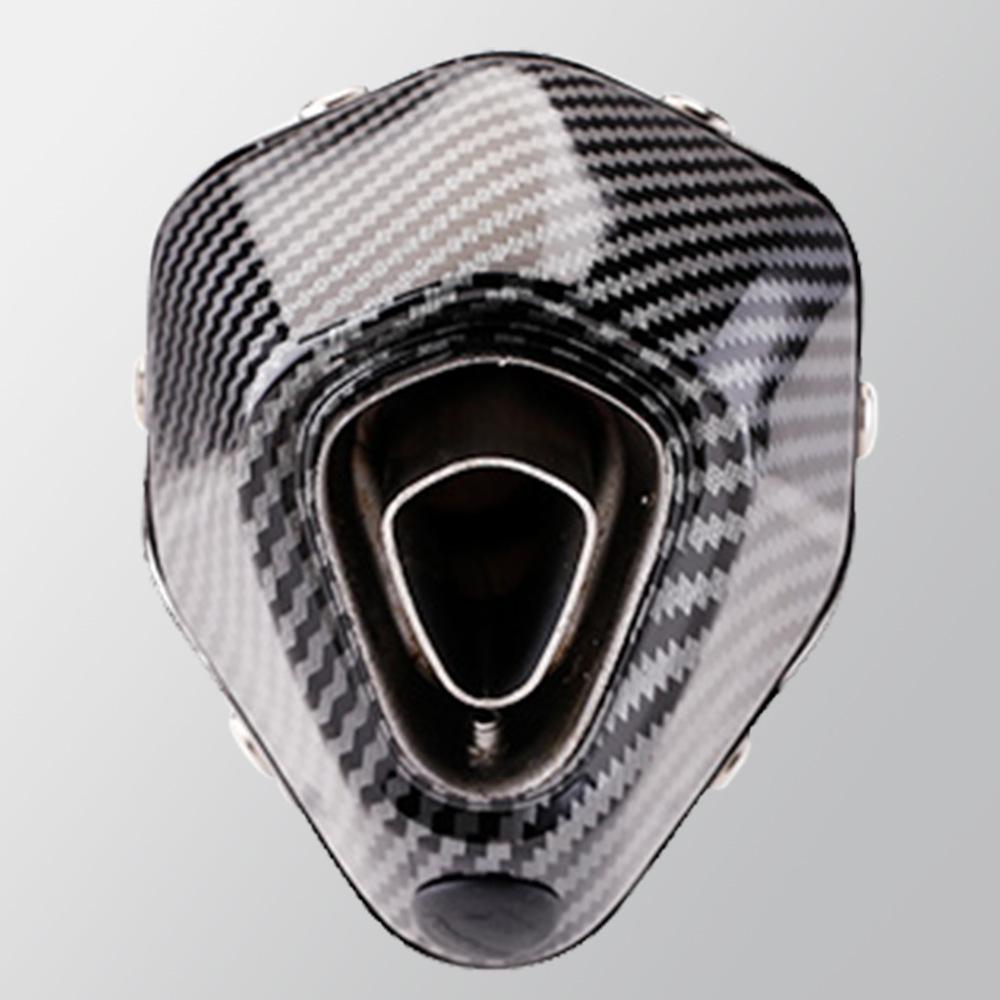 Carbon Fiber Hexagonal Exhaust Muffler Universal 51MM for CBR650 Sai 600 321R