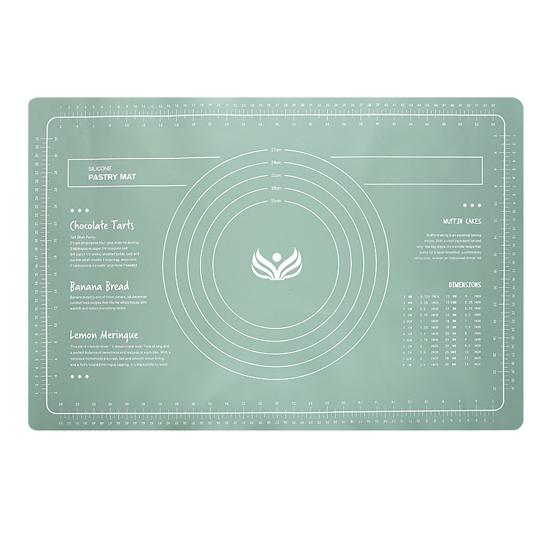 Useful Non-Fading Baking Lightweight Cookie Cake Baking Mat Tool for Kitchen Dough Rolling Pad