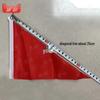 Small Triangular Red Ground Flags