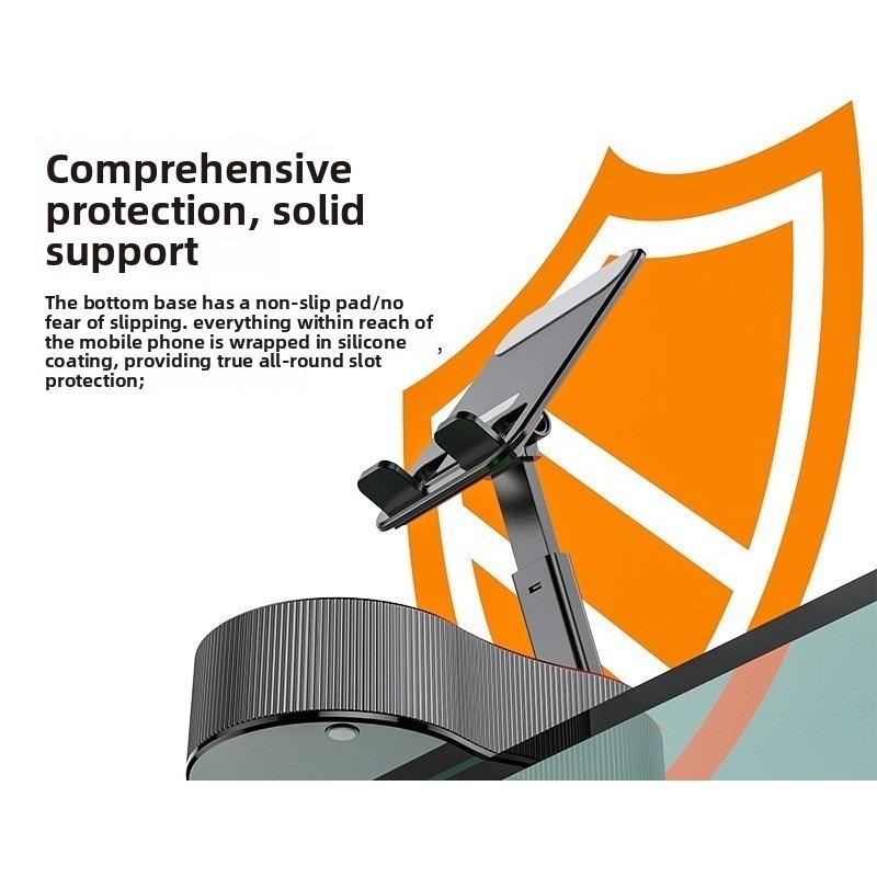 360 Rotary with Lifting Mobile Phone Holder Power Bank Bluetooth Speaker Mini Portable Ambient Light Audio