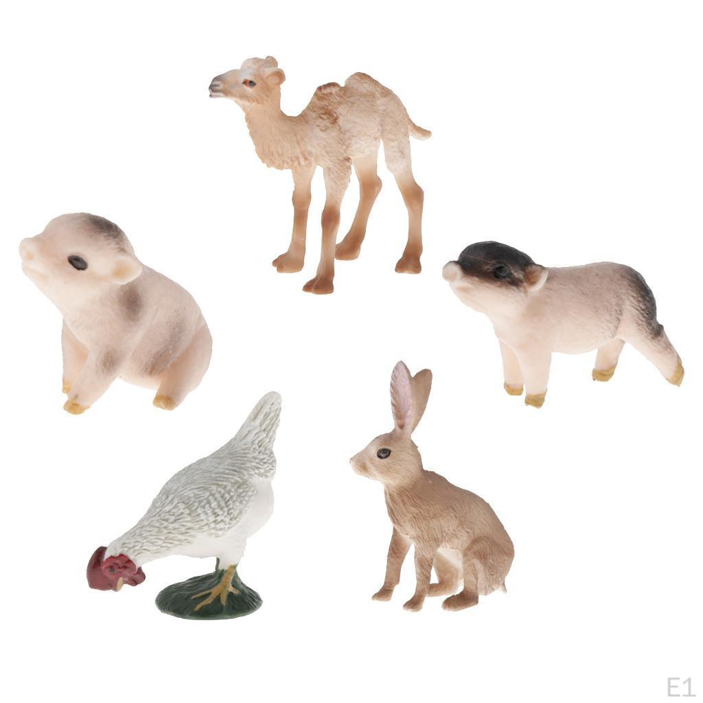 Animal Figurine Garden Sculpture Decor Statue (Camel Hare)