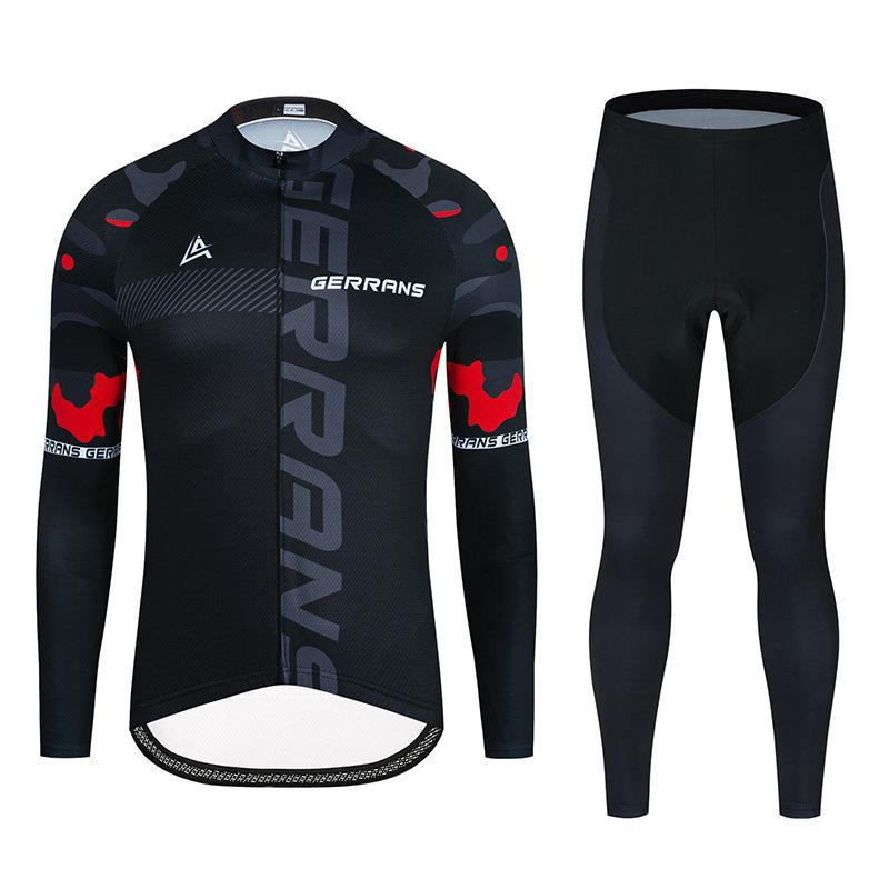 

Cycling Team Edition Long Sleeve Cycling Suit Set 2026 Long Sleeve Autumn Breathable Cycling Suit Set XS