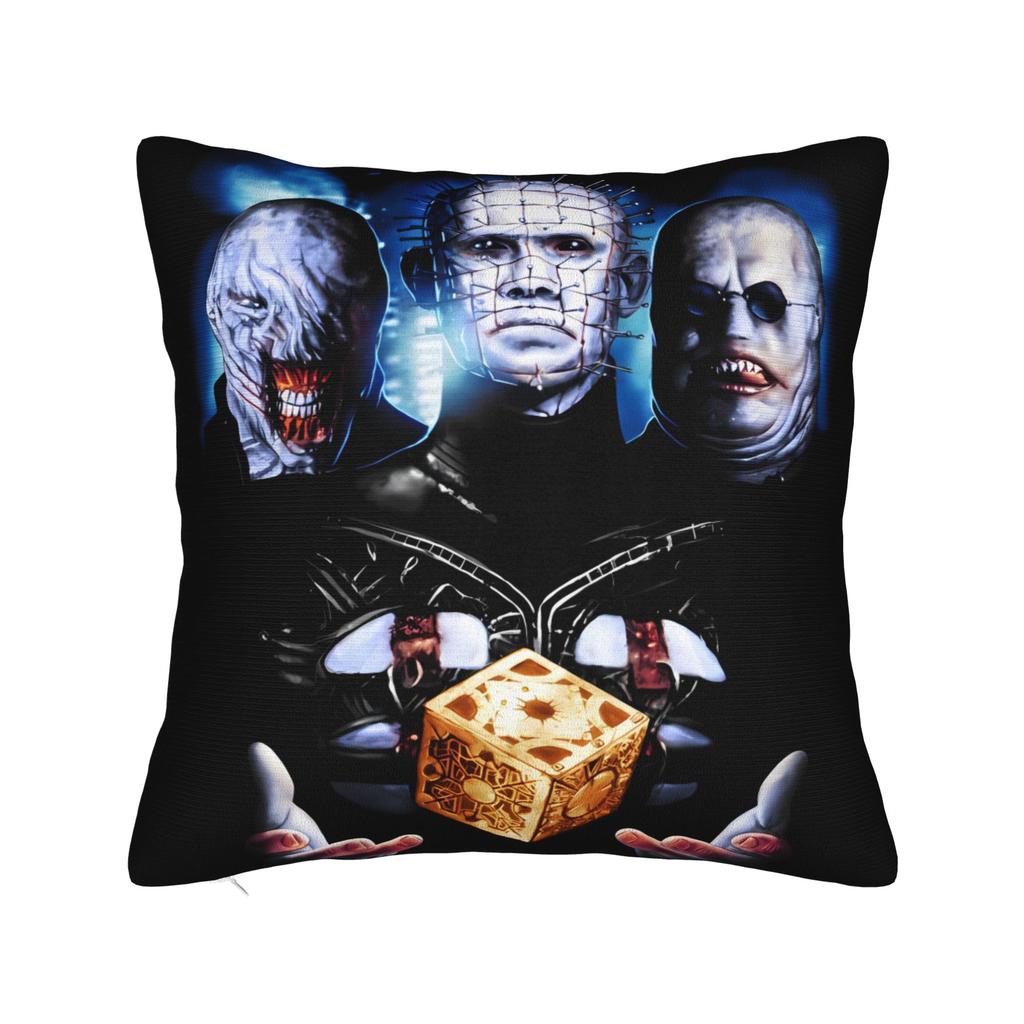 Pillow Case Hellraiser Pinhead Lament Design Pillow Cover For Sofa Car Home Decor Novelty Pillowcases