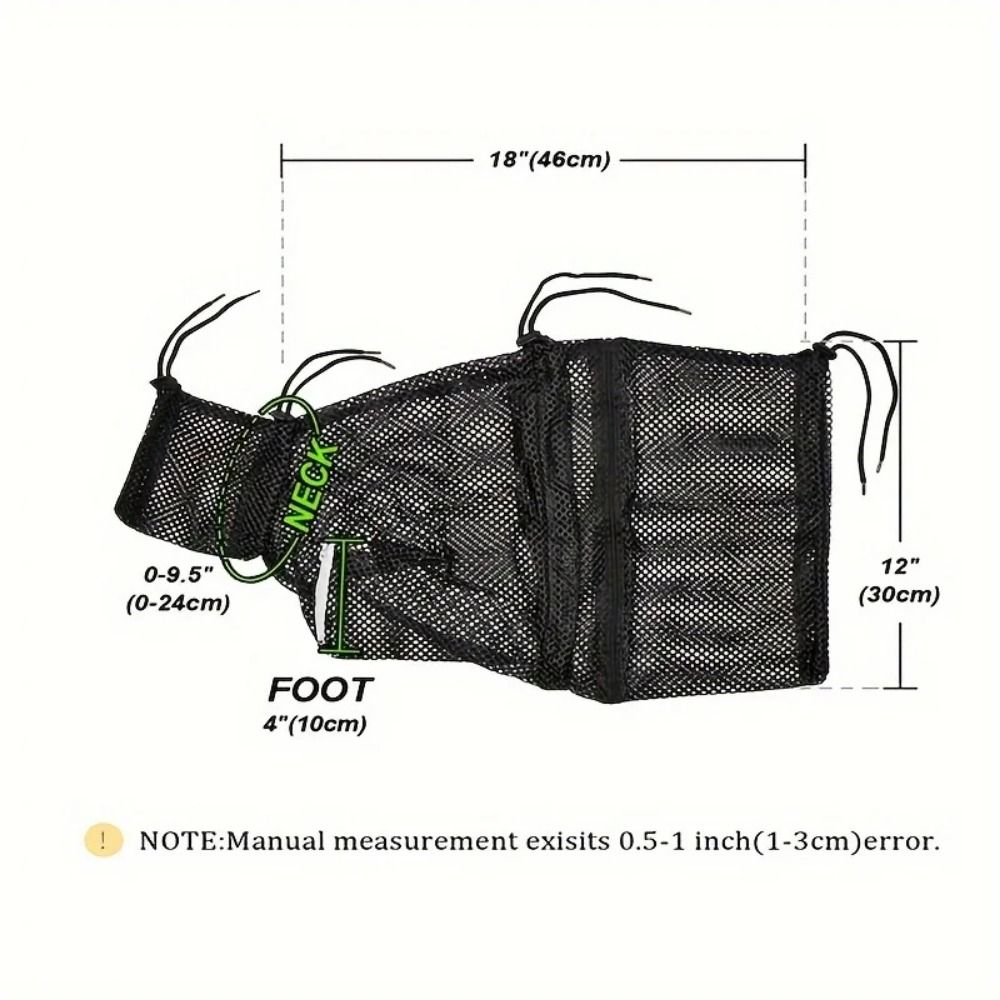 Breathable Mesh Cat Shower Wash Net Anti-bite Cat Grooming Restraint Bag Cat Bathing Bag  Bathing