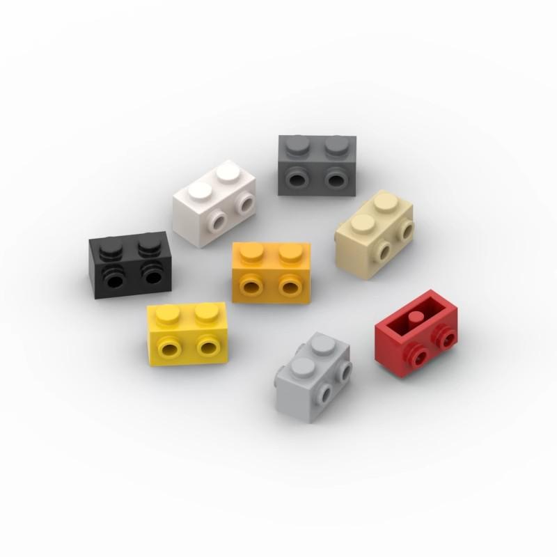 

Non-Toxic 20Pcs Moc Parts 52107 Brick Modified 1 X 2 With Studs On 2 Sides Compatible Diy Assmble Building Blocks Particle Kid Toy Gift