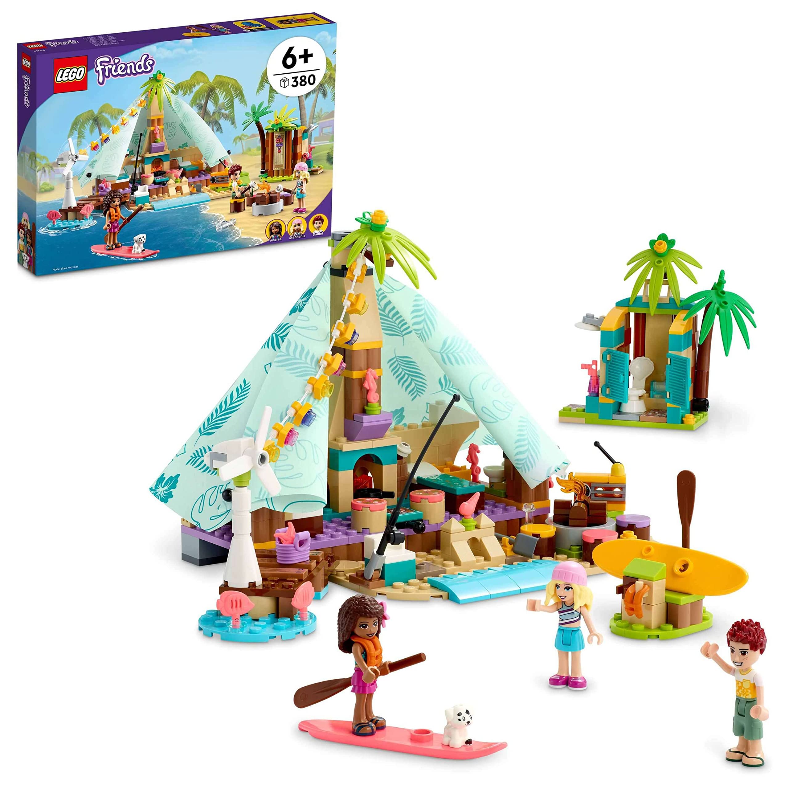 

LEGO Friends Пляжный глэмпинг 41700 Конструктор Игрушка Кукла для девочек от 6 лет