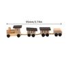 1/12 Dollhouse Miniature Accessories Mini Wooden Train Simulation Model Toys for Doll House Decoration