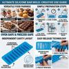 Food Grade Silicone Ice Cubes Tray Non-Stick Candy Mold Practical Chocolate Mold  DIY