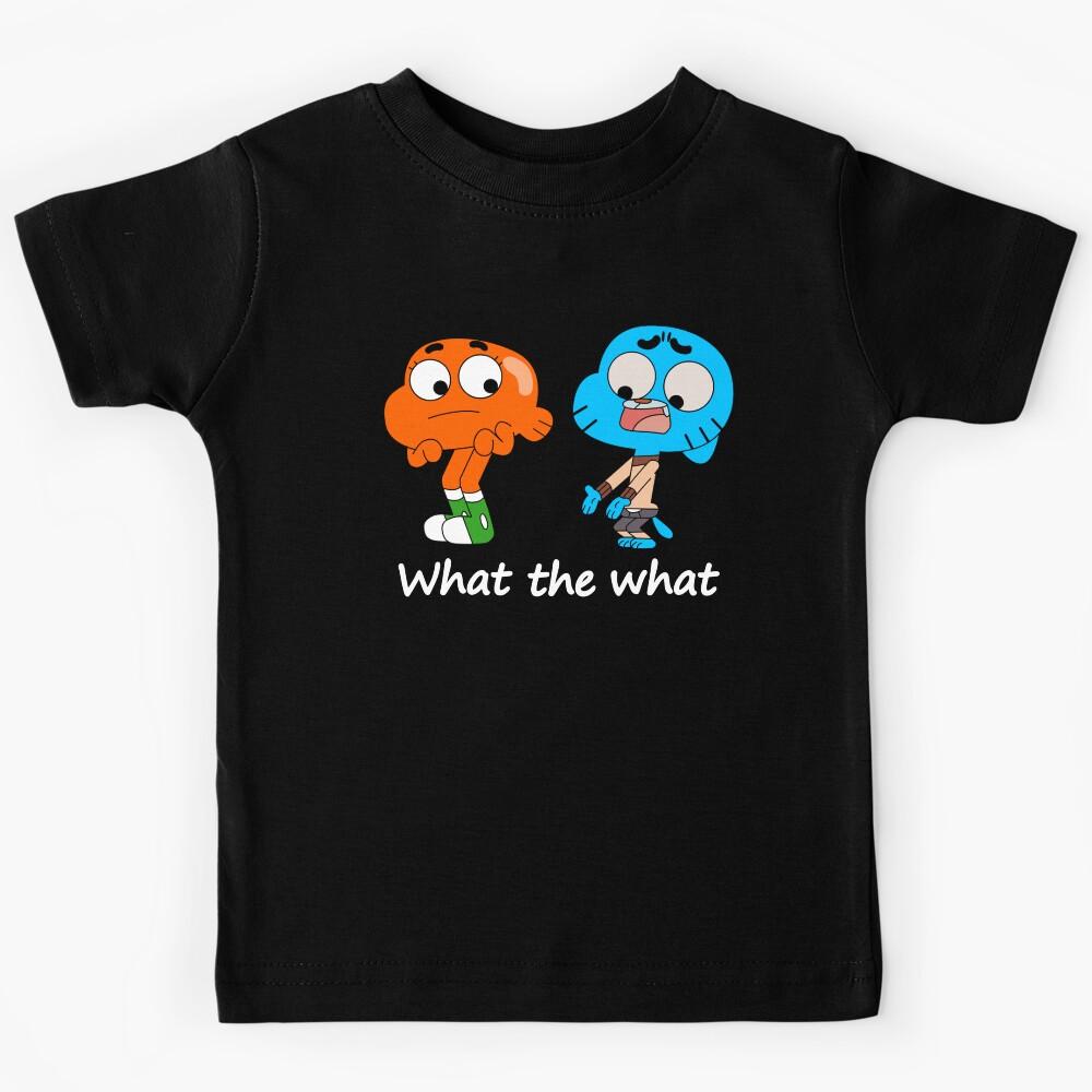 The amazing world of Gumball, Gumball and Darwin, What the what Kids T-Shirt 130