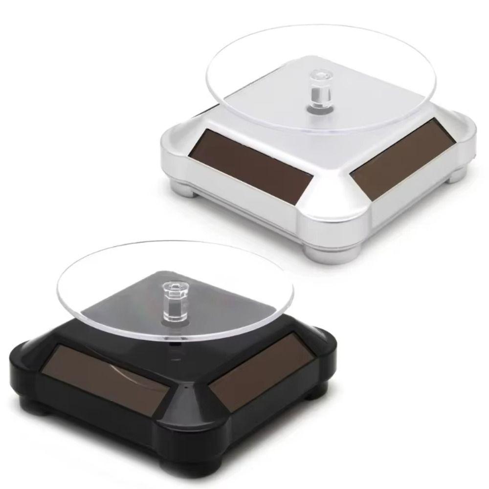 Turntable Designed Solar Jewelry Display Stand Displaying Watches Rotating Display Stand  For Shop