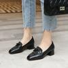 Square Toe With Bow Medium Heels Woman Pumps Comfortable and Elegant On Offer Discount Spring Fashion Loafers Shoes for Women