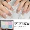 6-Color Magic Mirror Powder Set: Ultra-Bright Nail & Eyeshadow Palette with Aurora and Gold Ripple Effects
