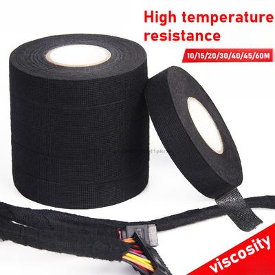 Electrical Tape Heat-resistant Harness Bundle Waterproof Insulation Auto Wiring Fabric Cloth Wrap Cable Organizer Adhesive Tapes