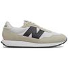 New Balance 237 Beige Black MS237CB Unisex Retro Running Lifestyle Sneakers