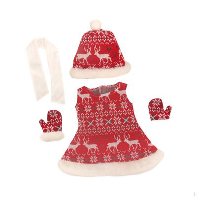 Dolls Christmas Clothing Set Baby Doll Clothes Accessories Outfits Costumes