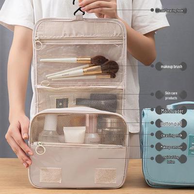 Portable Waterproof Travel Makeup Bag for Men & Women - Large Capacity & Multifunctional
