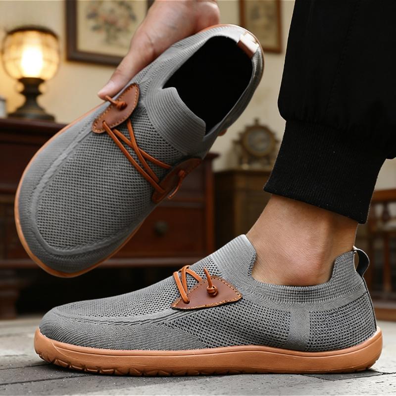 Scarpe a Punta Larga per Uomo Scarpe a Piedi Nudi Suola Zero Drop Minimalismo Scarpe da Passeggio Traspiranti Morbide Antiscivolo Scarpe Basse Mocassini Scarpe da Guida Uomo