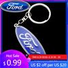 New 2026 Car Sticker Car Metal Emblem Keychain Zinc Alloy Anti-loss Key Ring For Ford Ranger S-Max Focus Galaxy Mondeo Transit T
