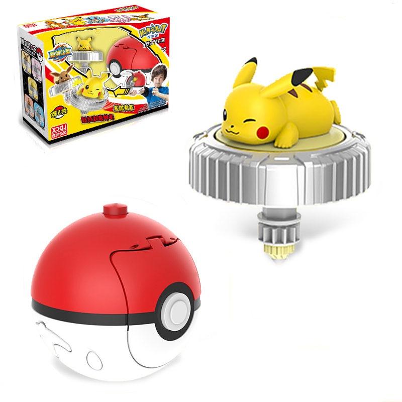 Покемон Трансформирующаяся Игрушка Пикачу Чармандер Вращающийся Боевой Гироскоп Pikachu