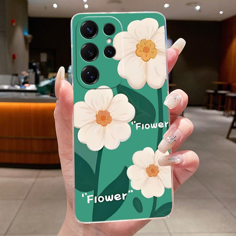 Bag Clear Case For New Hot Samsung Galaxy S26 Ultra S26 edge S 26 Plus Cover Luxury Pretty Butterfly Flower Soft TPU Phone Cases