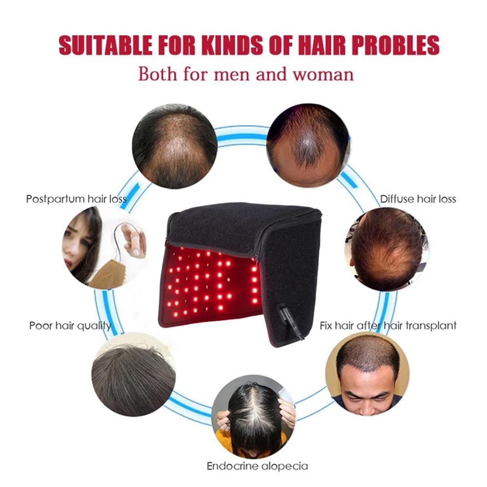 Red Light Therapy Hair Cap - Portable Anti-Shedding Helmet