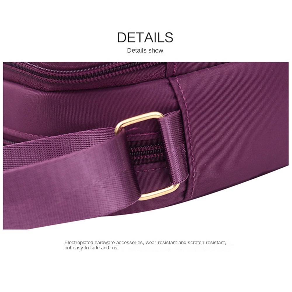 Large Capacity Middle Aged Shoulder Bag Lattice Woman Messenger Bag Lady