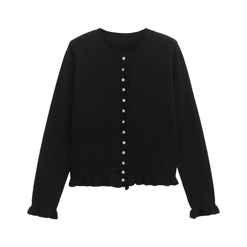 Araltay New Western Style Women Clothes Versitile Fashion Long Sleeve Laminated Decorative Knitted Outerwear 2756114
