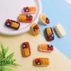 100Pcs New Fruit Biscuits Basket Resin Cabochon Simulation Food DIY Craft Phone Decoration Doll House Accessories