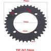 T8F rear sprocket black T8F 36T tooth 54mm and flywheel adapter compatible 47cc 49cc pocket bike petrol scooter universal