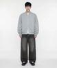Agod Relax Sweat Bomber Jumper [Heather Grey]