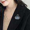 Luxury Exquisite Flower Butterfly Brooch For Women Girls Vintage Pins Versatile Shiny Corsage Clothing Accessories Gifts